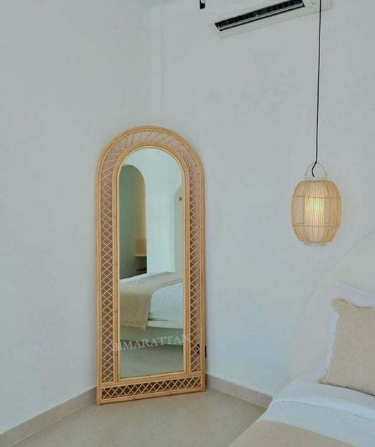 Handmade Durable Rattan Mirror – Stylish, Eco-Friendly Décor Type 1-1